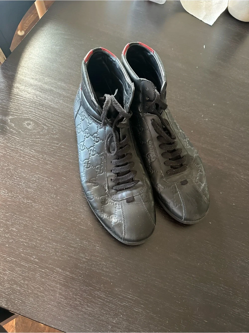 Gucci Signature High Top Sneakers Men’s